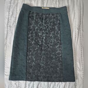 Anthropologie Moulinette Soeurs green pencil skirt